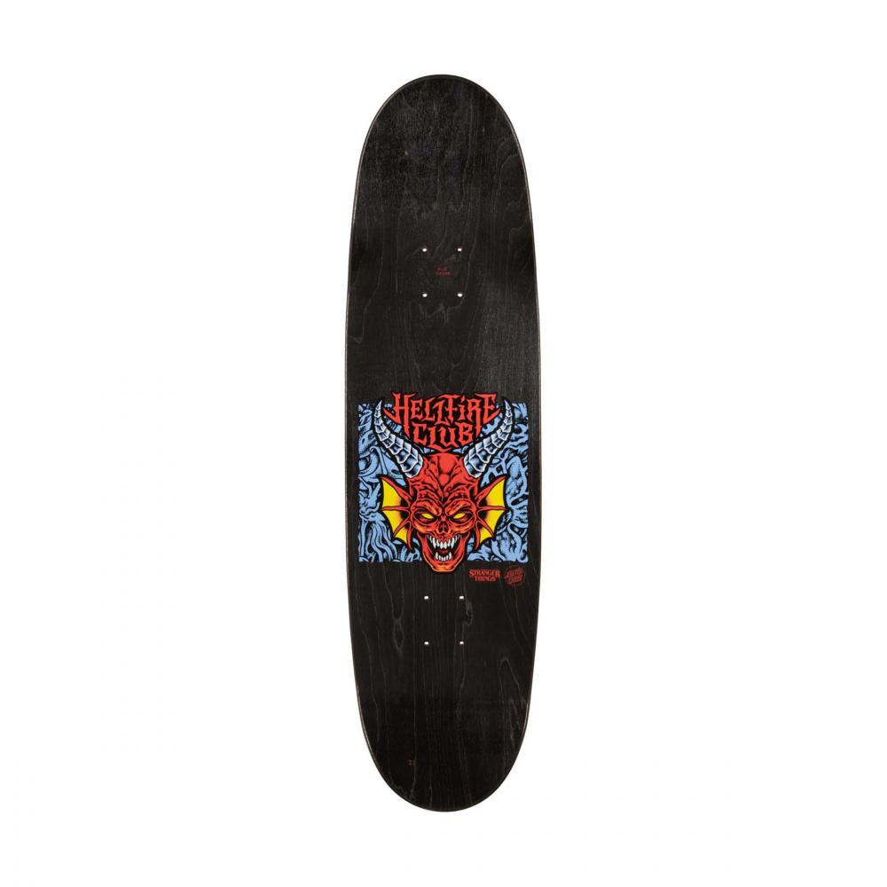 9IN Santa Cruz ST Deck Stranger Things Hellfire Flame