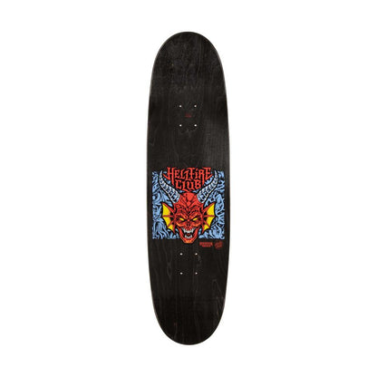 9IN Santa Cruz ST Deck Stranger Things Hellfire Flame