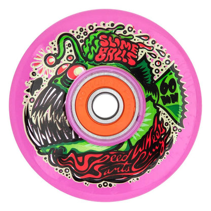 60 MM Slime Balls Wheels Angler Light Ups OG Slime 78a