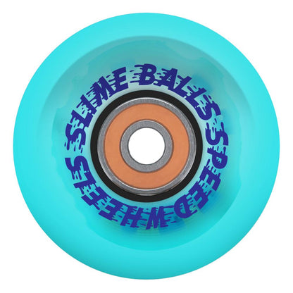 66 MM Slime Balls Wheels Chrome Light Ups OG 78a