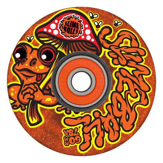 60 MM SlimeBalls Wheels Frog Trips Light Ups OG 78a