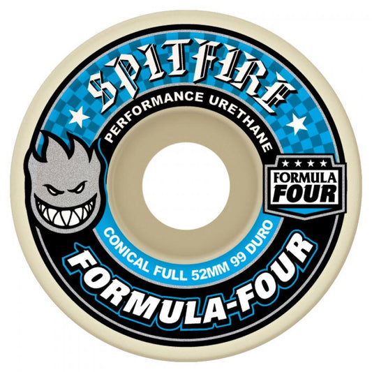 58 MM Spitfire Formula Four Wheels Conical Full 99DU