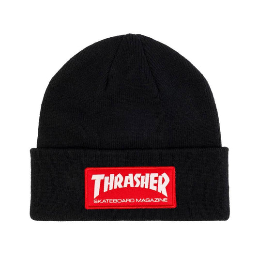 O/S ADULT Thrasher Beanie Skate Mag Patch