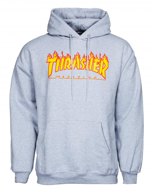 M ADULT Thrasher Hoody Flame Logo