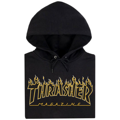 S ADULT Thrasher Hoody Flame Hood