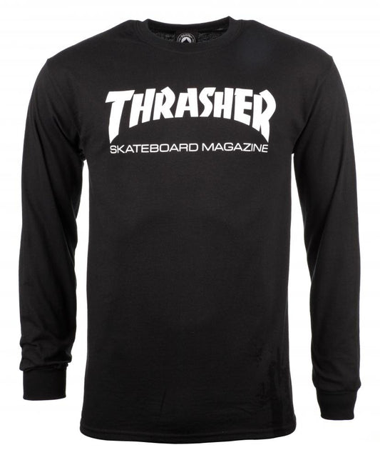 L ADULT Thrasher Long Sleeve T-Shirt Skate Mag